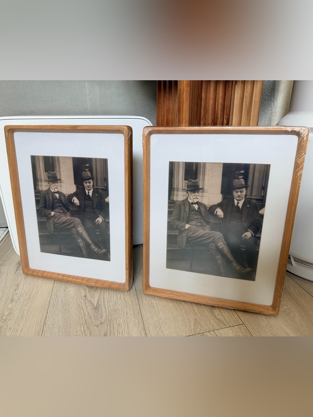 Set of 2 11x14 Natural Oak Wood Frames